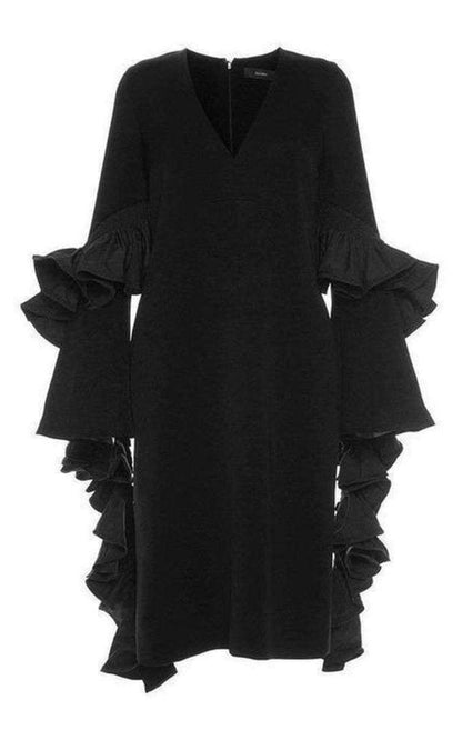 Molotov Ruffle Sleeve Dress Ellery