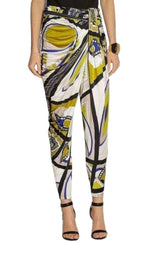 Printed Jersey Tapered Pants Emilio Pucci