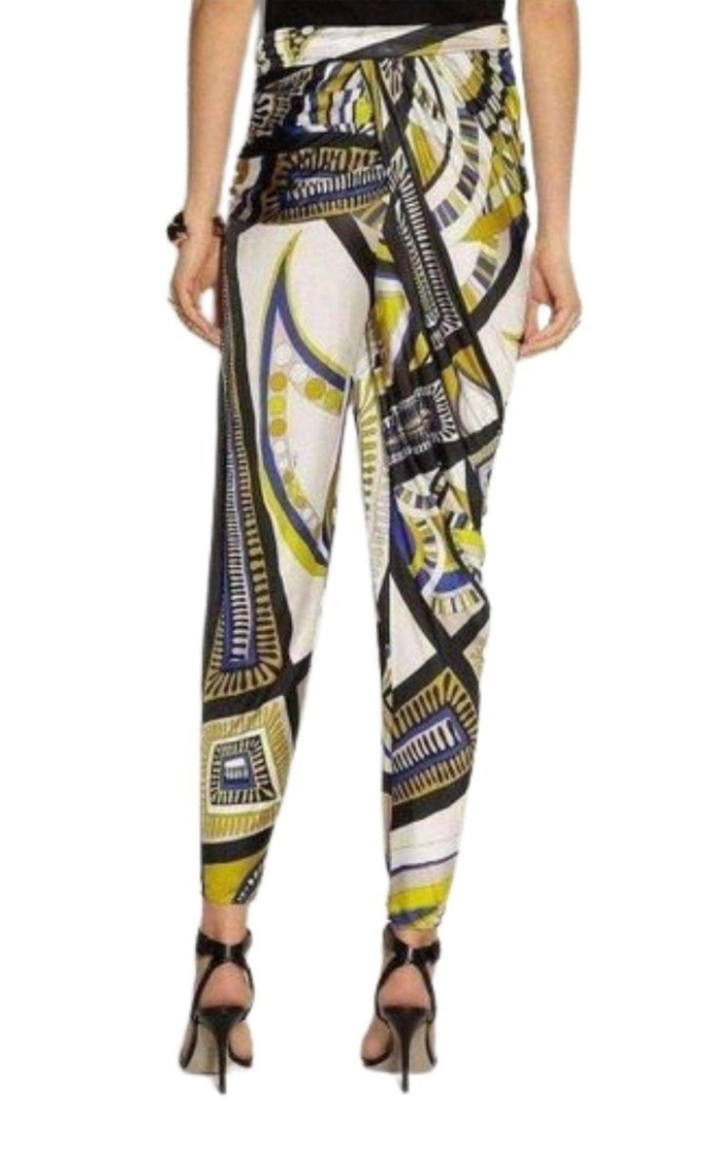 Printed Jersey Tapered Pants Emilio Pucci