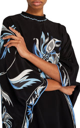 Silk Dalia Print Kaftan Emilio Pucci