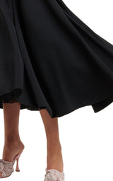 Off-shoulder Flared Midi Dress Giambattista Valli