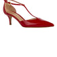 Ribbon T-bar Patent Leather Pumps Gianvito Rossi