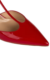 Ribbon T-bar Patent Leather Pumps Gianvito Rossi