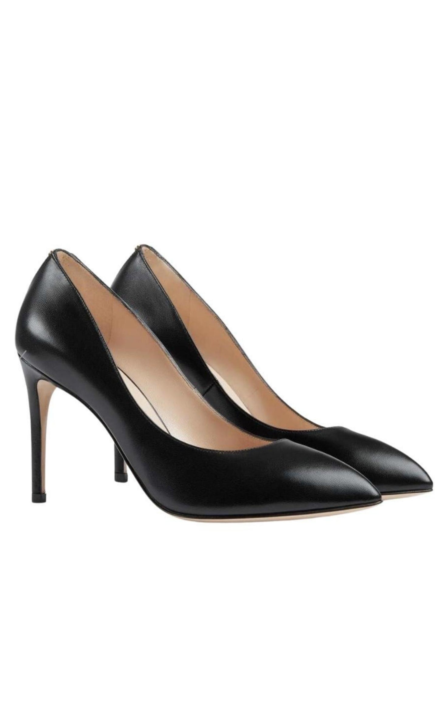 Black Leather Stiletto Pump Gucci