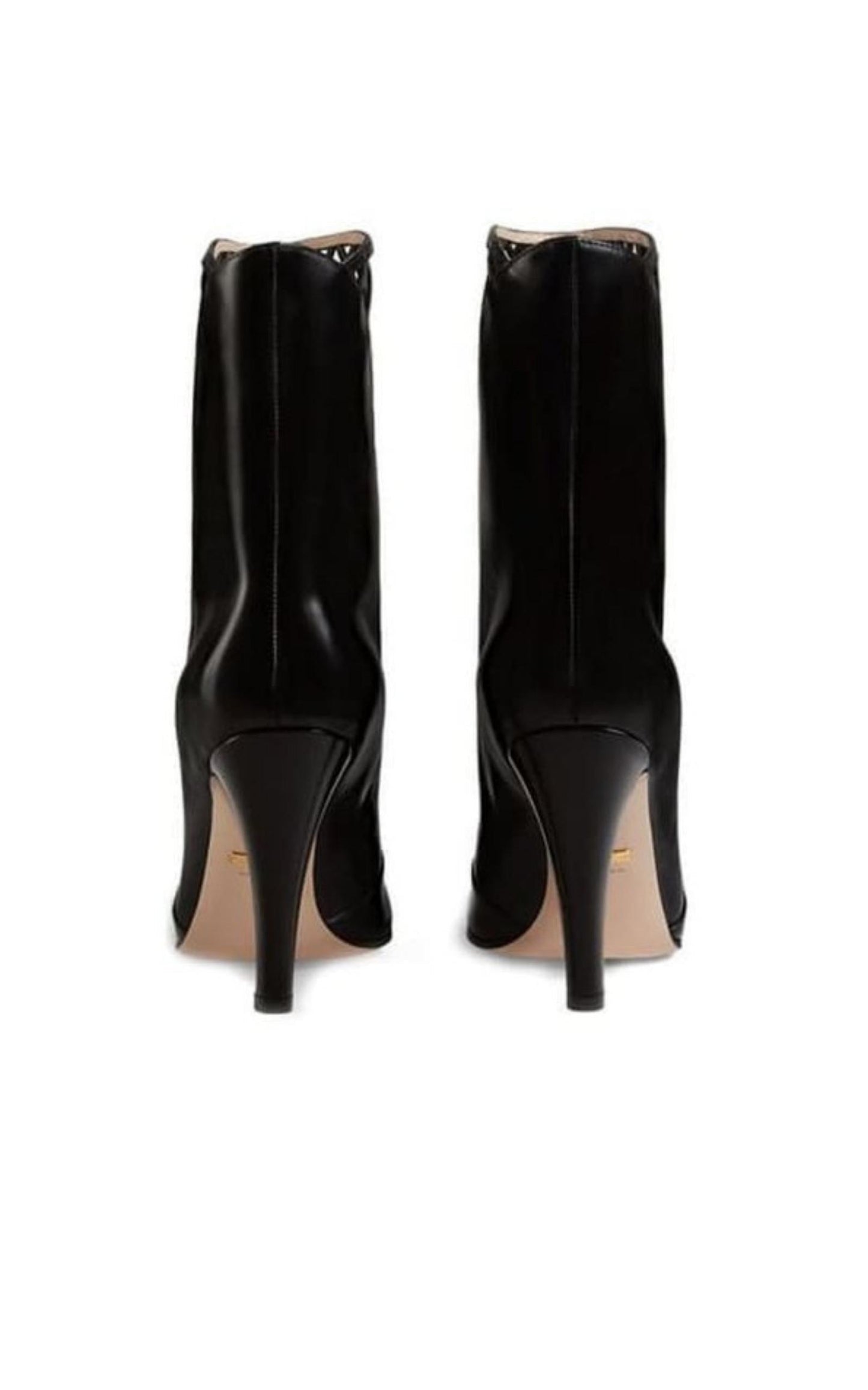 Cutout Leather Ankle Boots Gucci