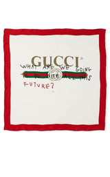 Future Foulard Silk Scarf Gucci