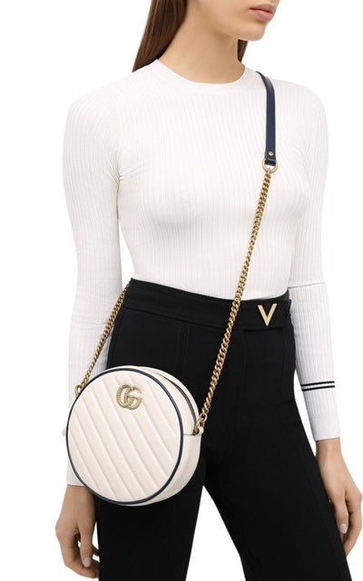 GG Marmont Round Shoulder Bag Gucci