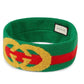 Green Web Wool Headband Interlocking G Gucci