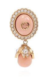 Gucci Interlocking G Pearl Earrings - Runway Catalog