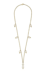 Interlocking G Pearls Pendant Necklace Gucci