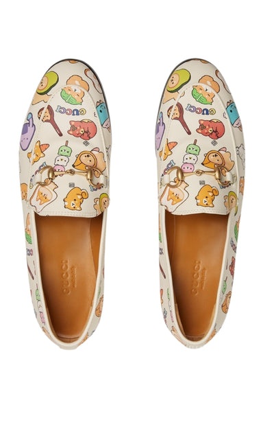 Jordaan Animal Print Loafer Gucci