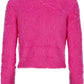 Pink Brushed Wool Cardigan Gucci