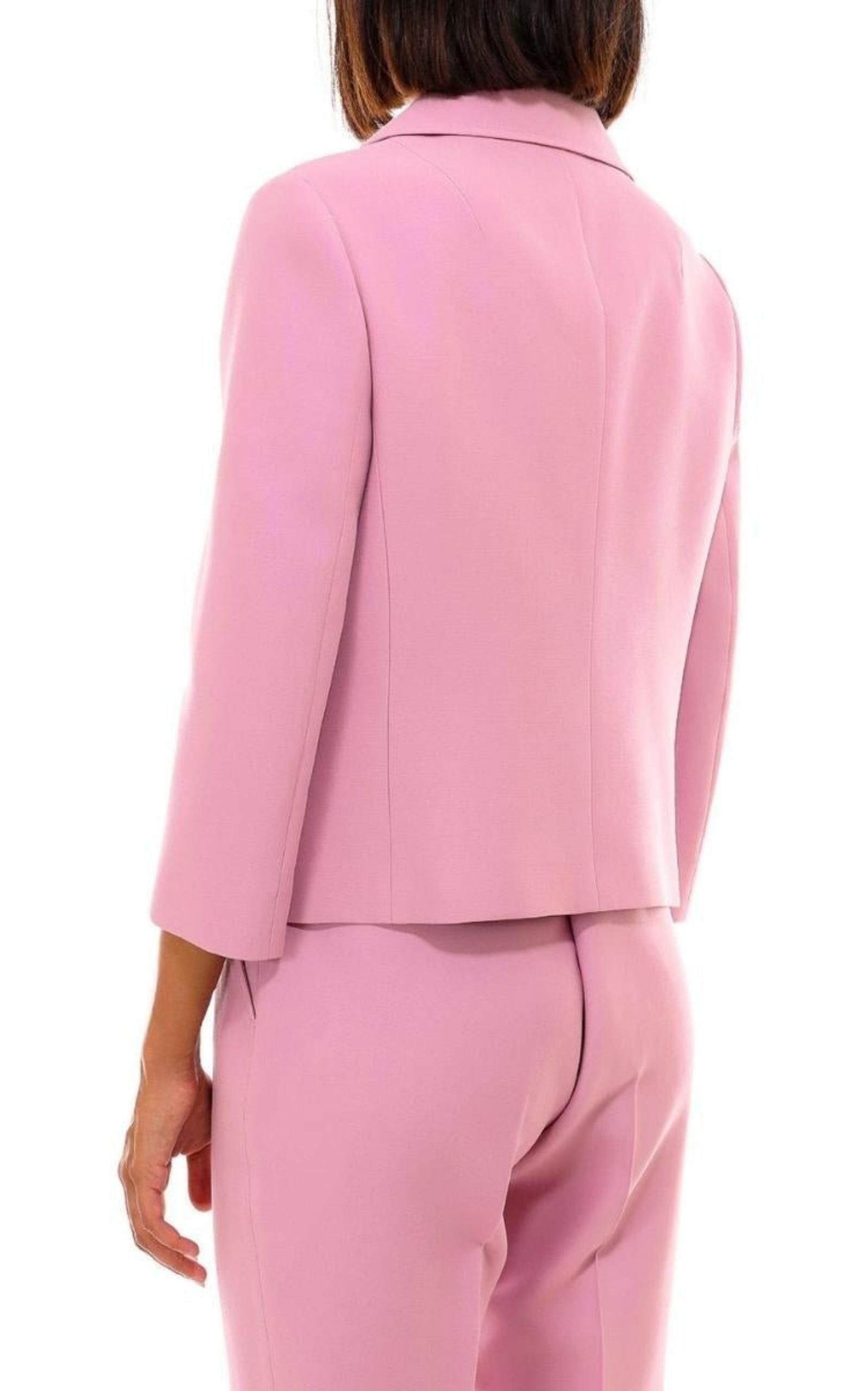 Pink Silk and Wool Blazer Jacket Gucci