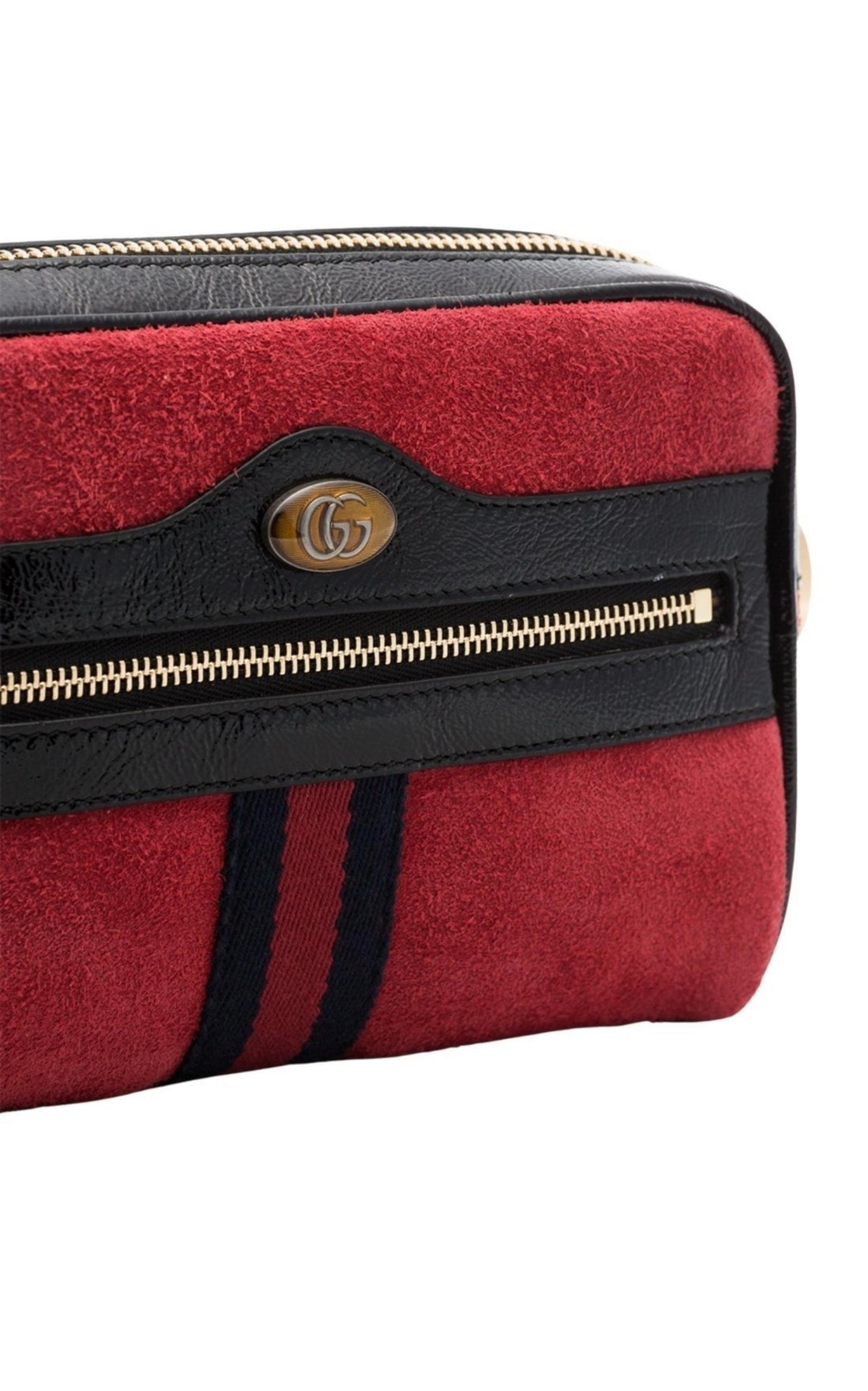 Red Ophidia Suede Mini Bag Gucci