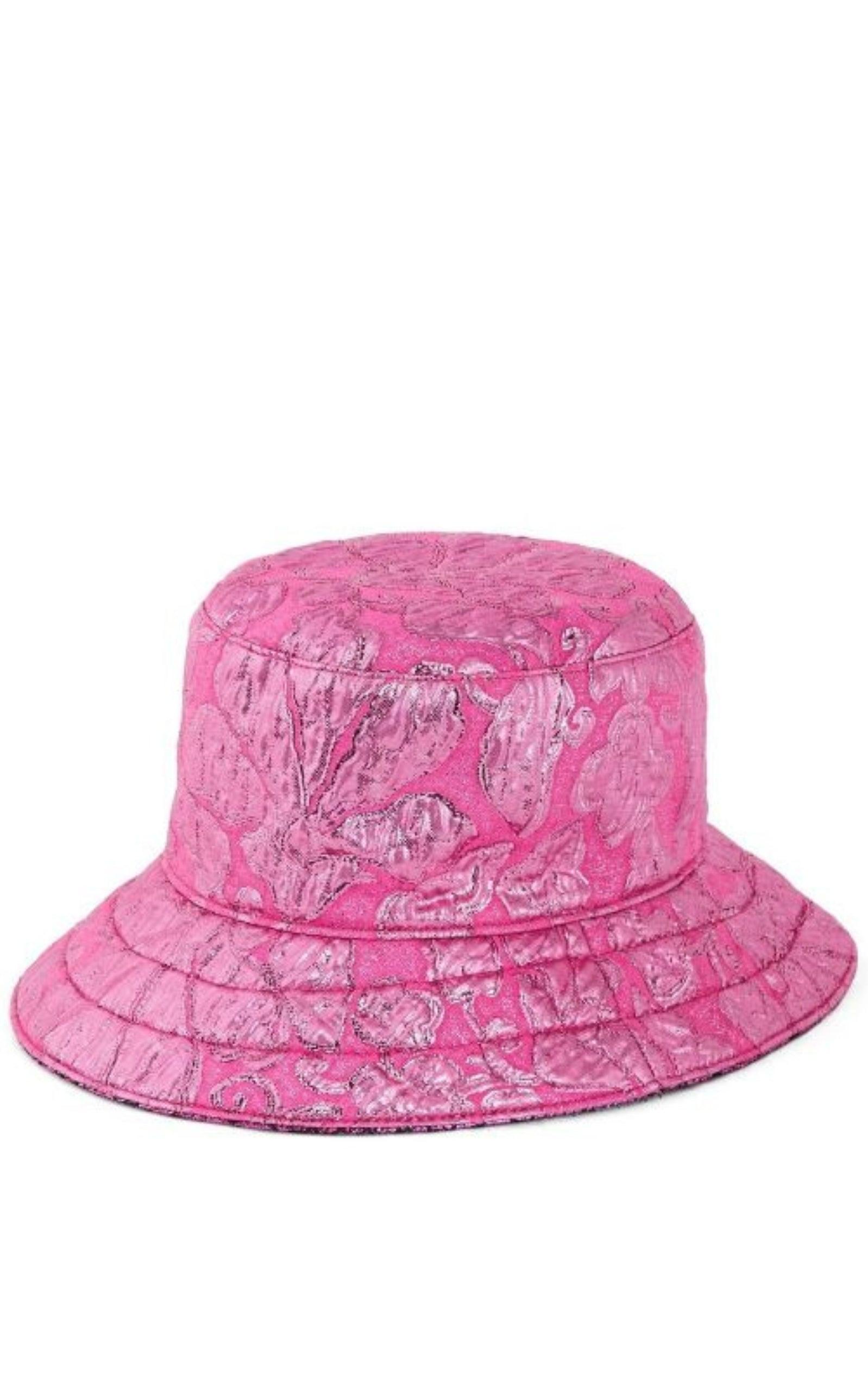 Reversible GG Lamé Bucket Hat Gucci