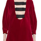 Stretch Cotton-Velvet Mini Dress Gucci