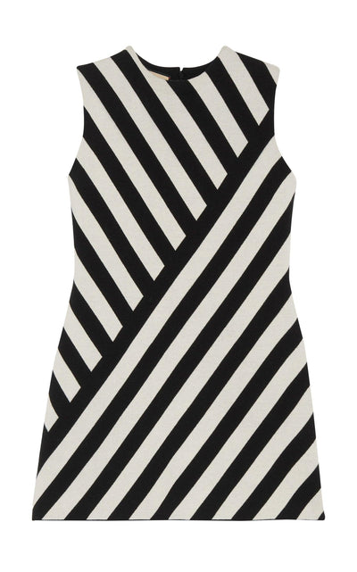 Gucci Striped Jacquard Sleeveless Dress - Runway Catalog