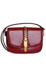 Gucci Sylvie 1969 Python Mini Shoulder Bag - Runway Catalog