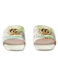 Tiger-print Leather Slides Gucci