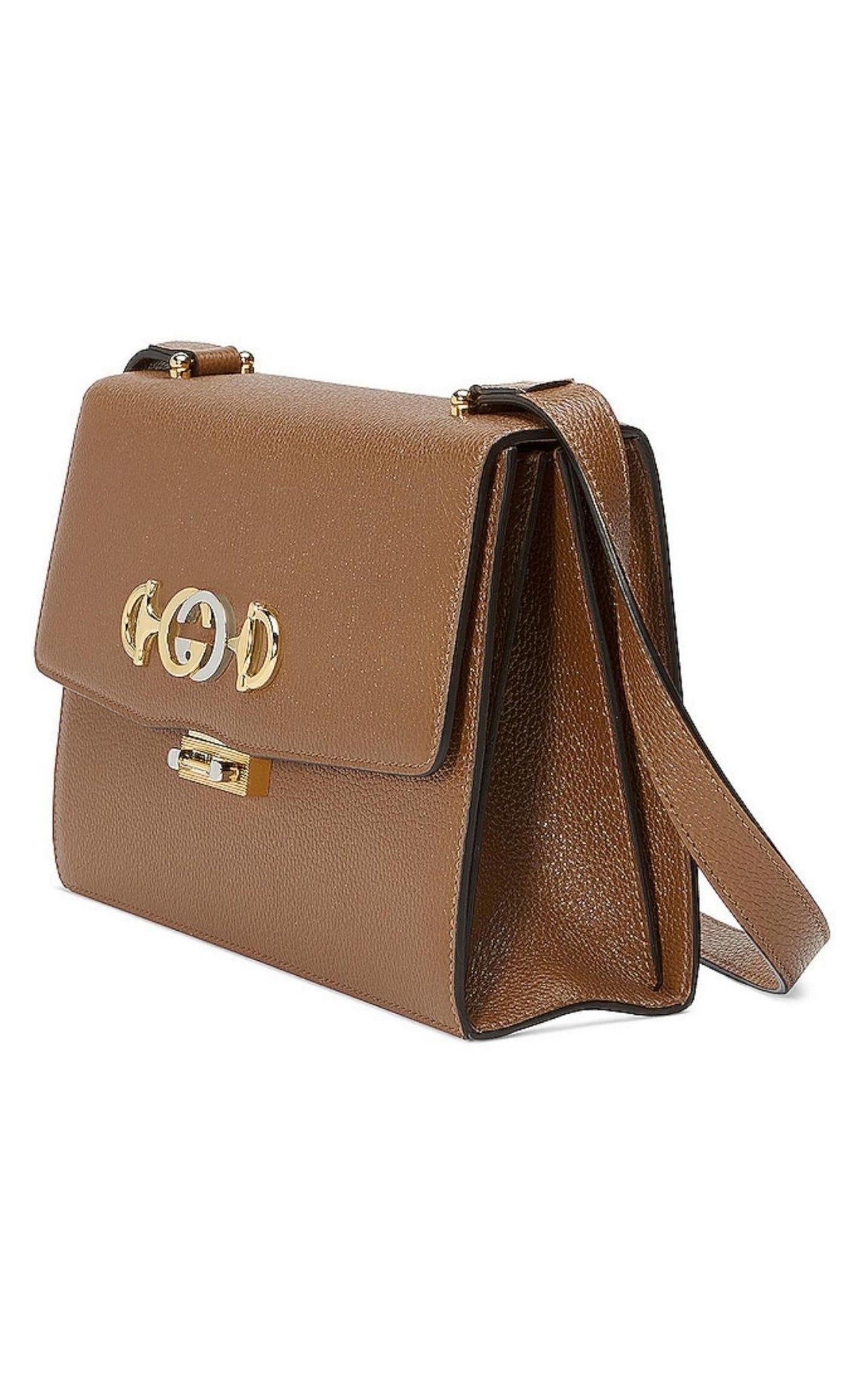 Zumi Crossbody Bag in Brown Gucci