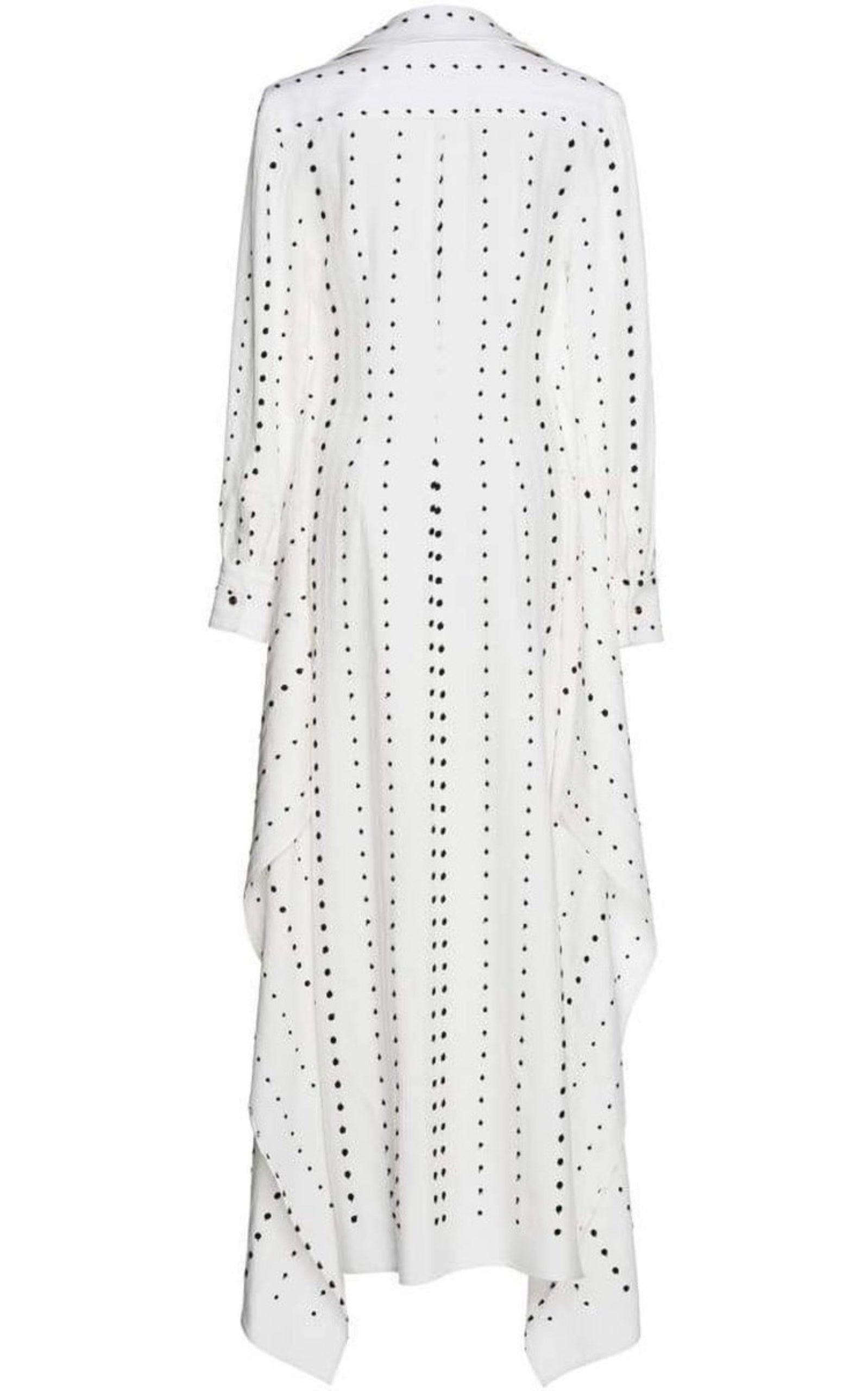 La Djellaba Dot Maxi Dress Jacquemus