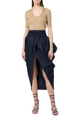 La Jupe Ilha Midi Skirt Jacquemus