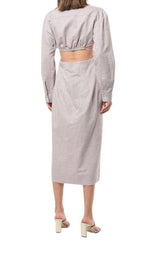 La Robe Cavaou Midi Dress Jacquemus