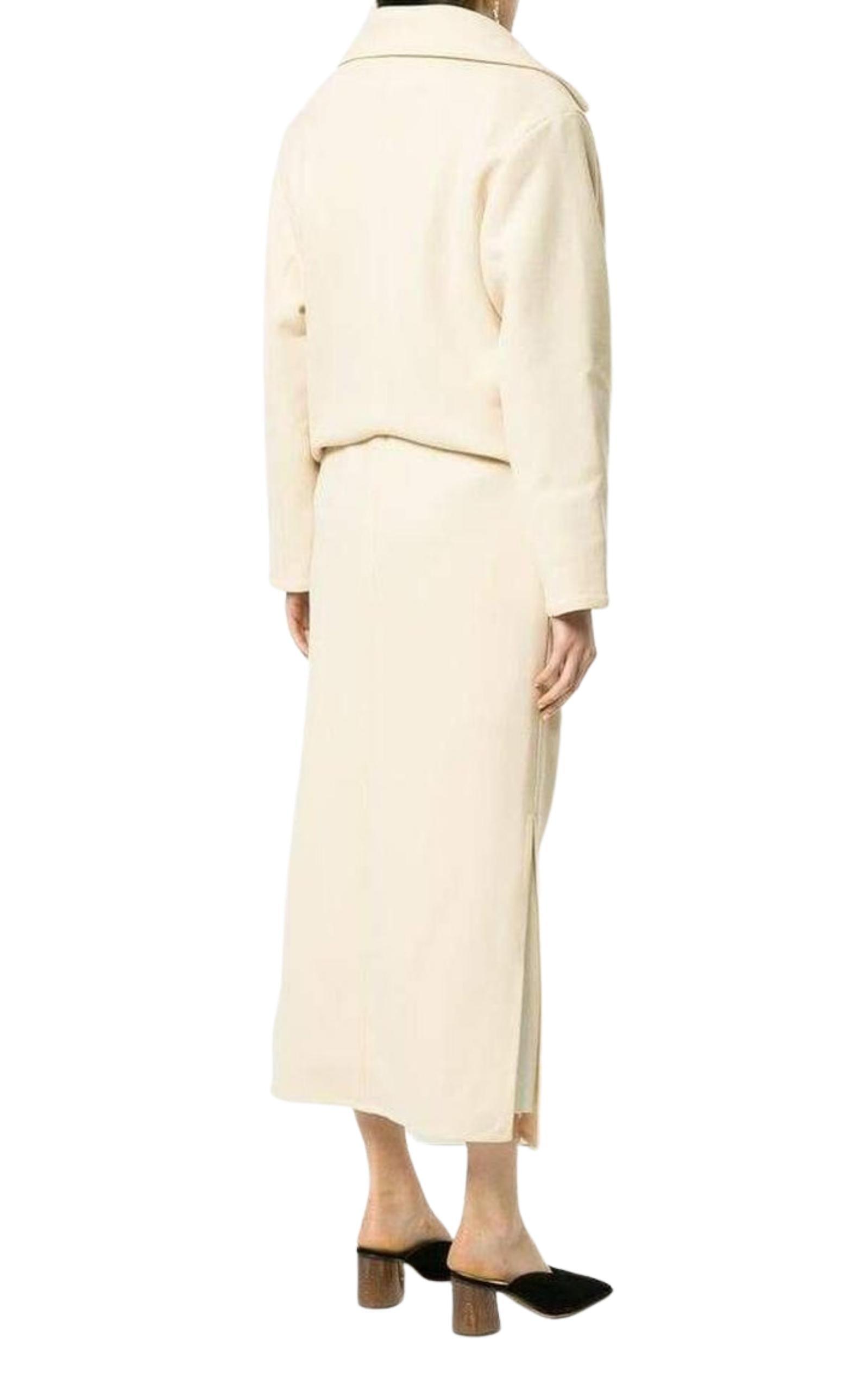 Wrap Front Long Coat Jacquemus