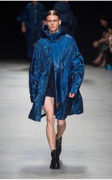 Runway Blue Oversized Raincoat Juun J