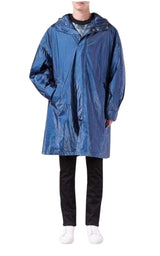 Runway Blue Oversized Raincoat Juun J