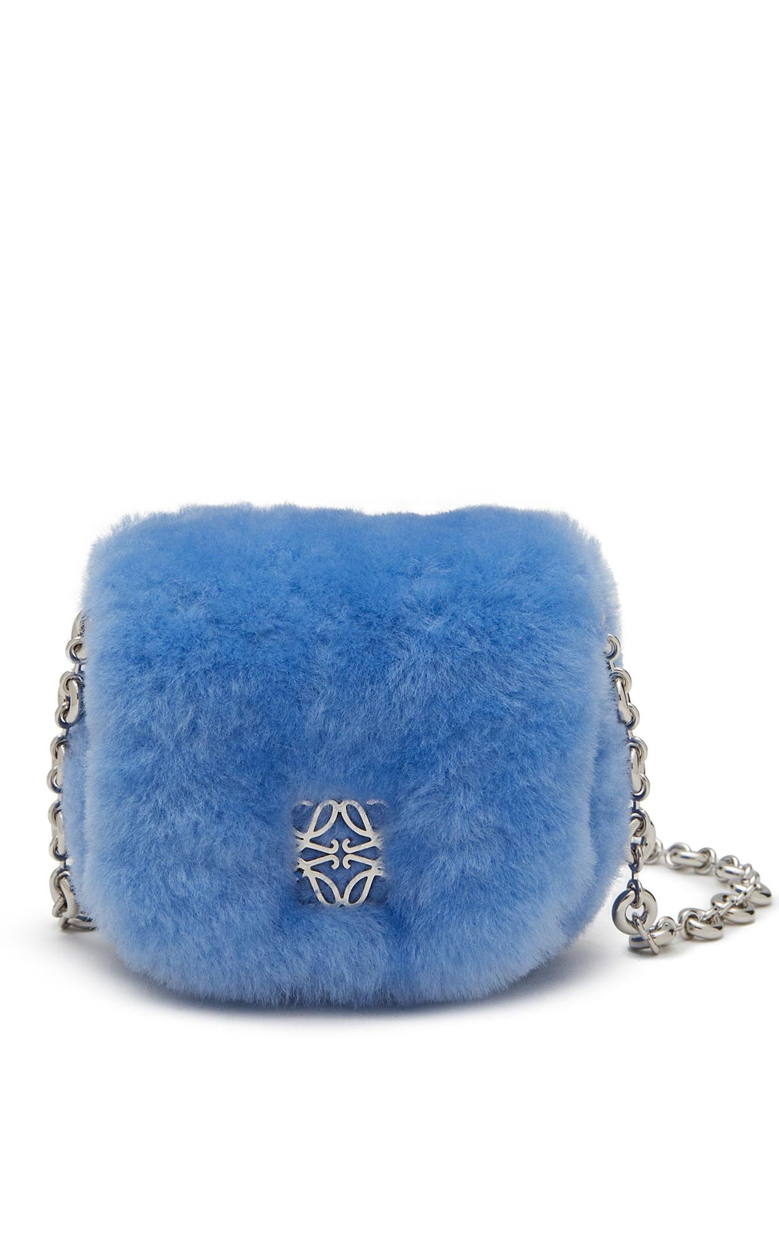 Goya Down Shearling Crossbody Bag Loewe