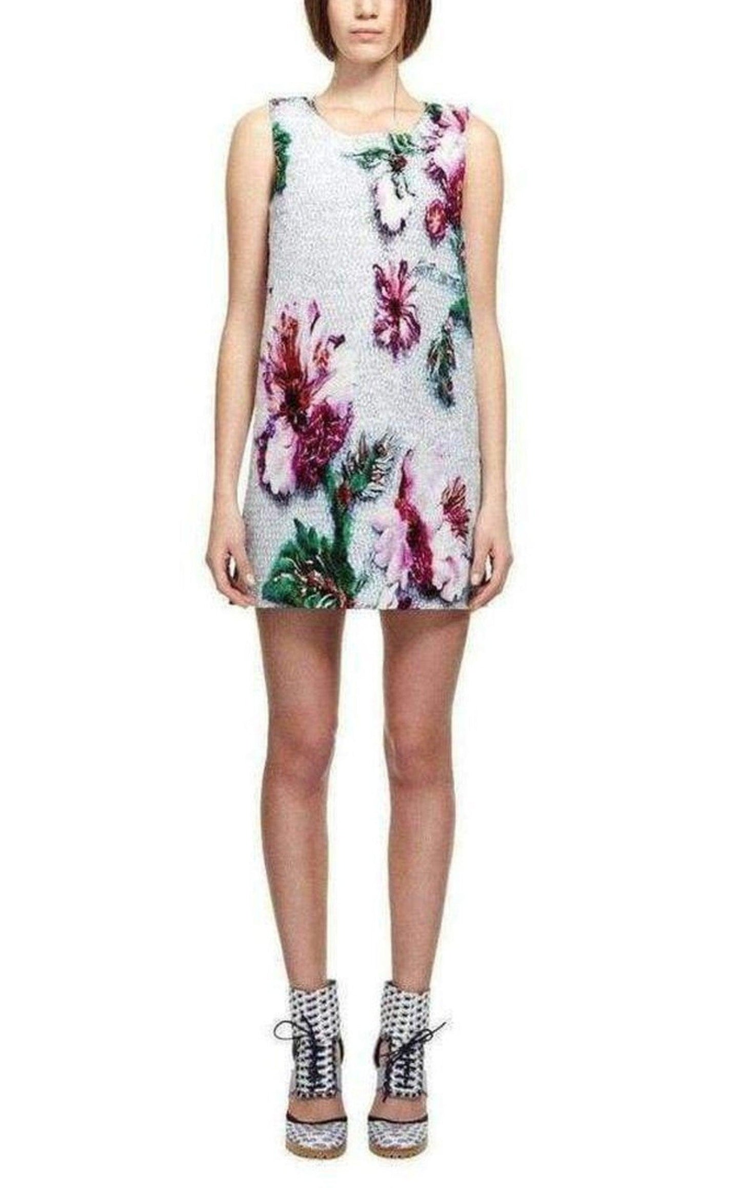 Goldie Floral Print Dress Mary Katrantzou