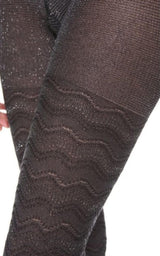 Metallic Shimmer Zigzag Tights Missoni