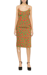 Graphic-print Midi Dress Moschino