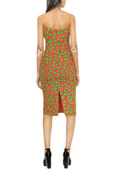 Graphic-print Midi Dress Moschino