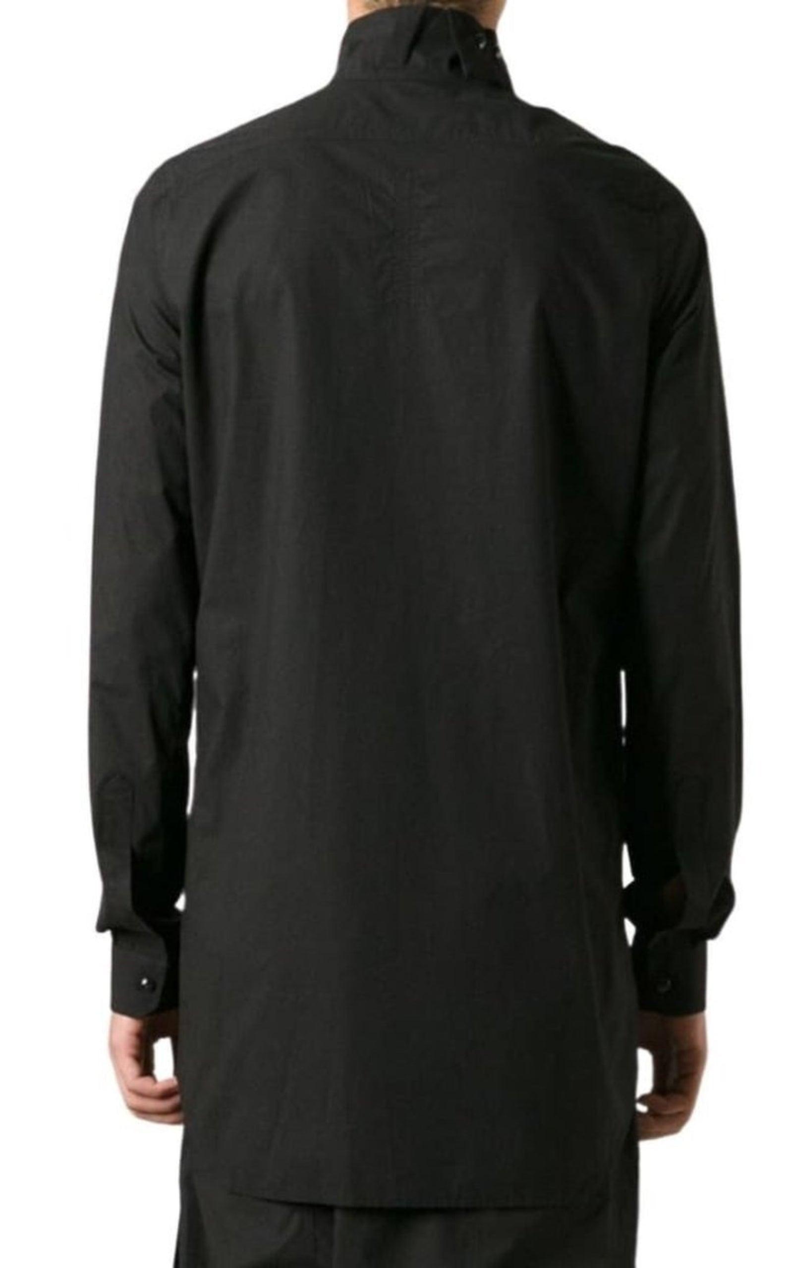 Black Cotton Island Shirt Rick Owens