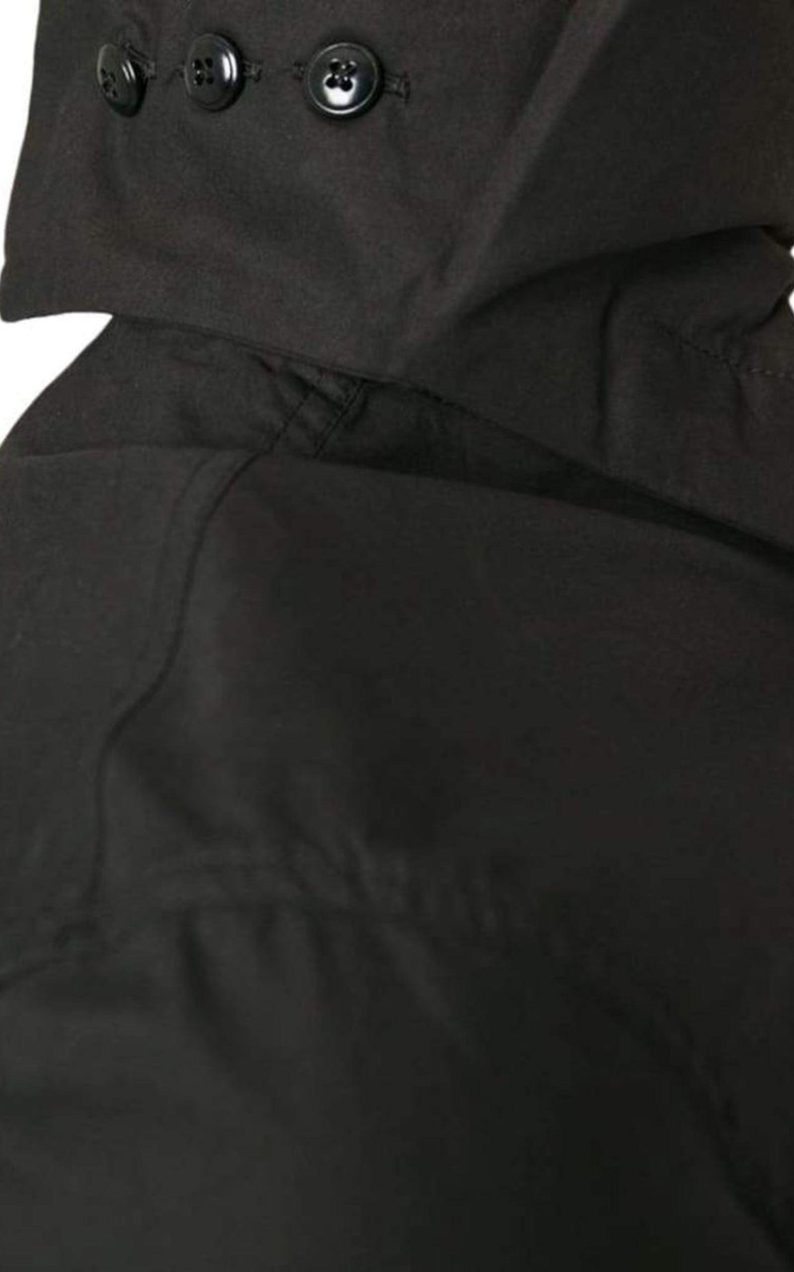 Black Cotton Island Shirt Rick Owens