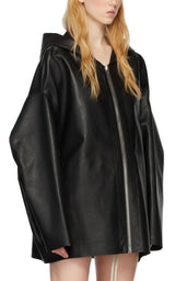 Black Peter Leather Jacket Rick Owens