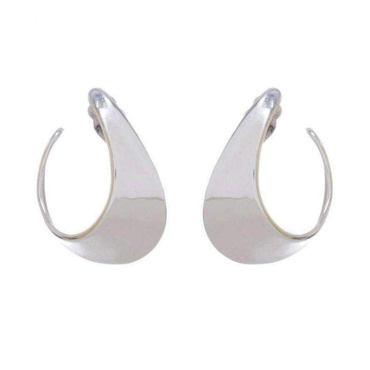 Robert Lee Morris Silver Crescent Clip Hoop Earrings Robert Lee Morris