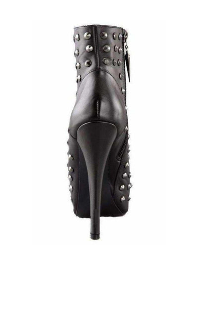 Rock & Republic Black Gabriel Studded Platform Booties Rock & Republic