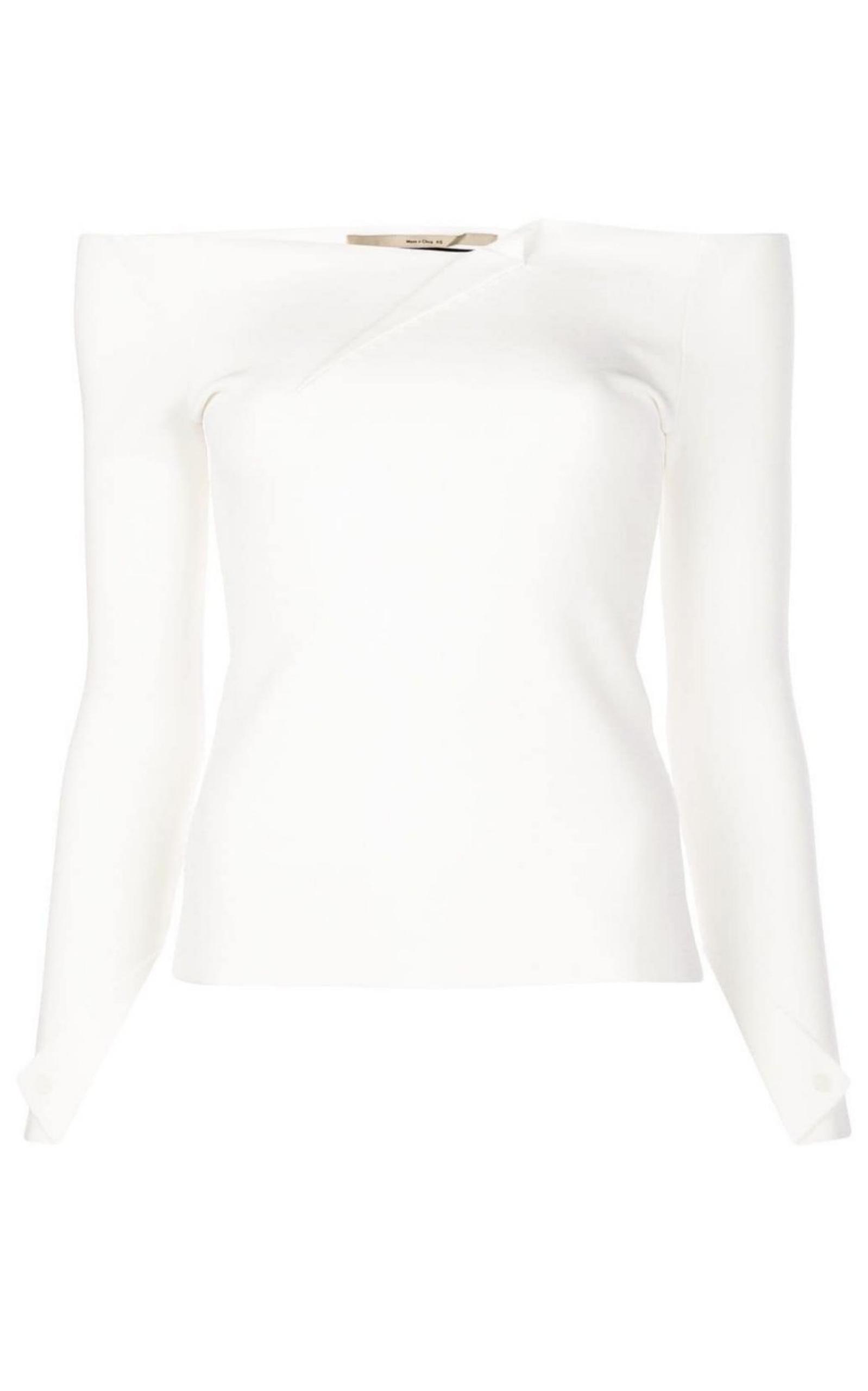 Angeles Off-the-shoulder Ponte Top Roland Mouret