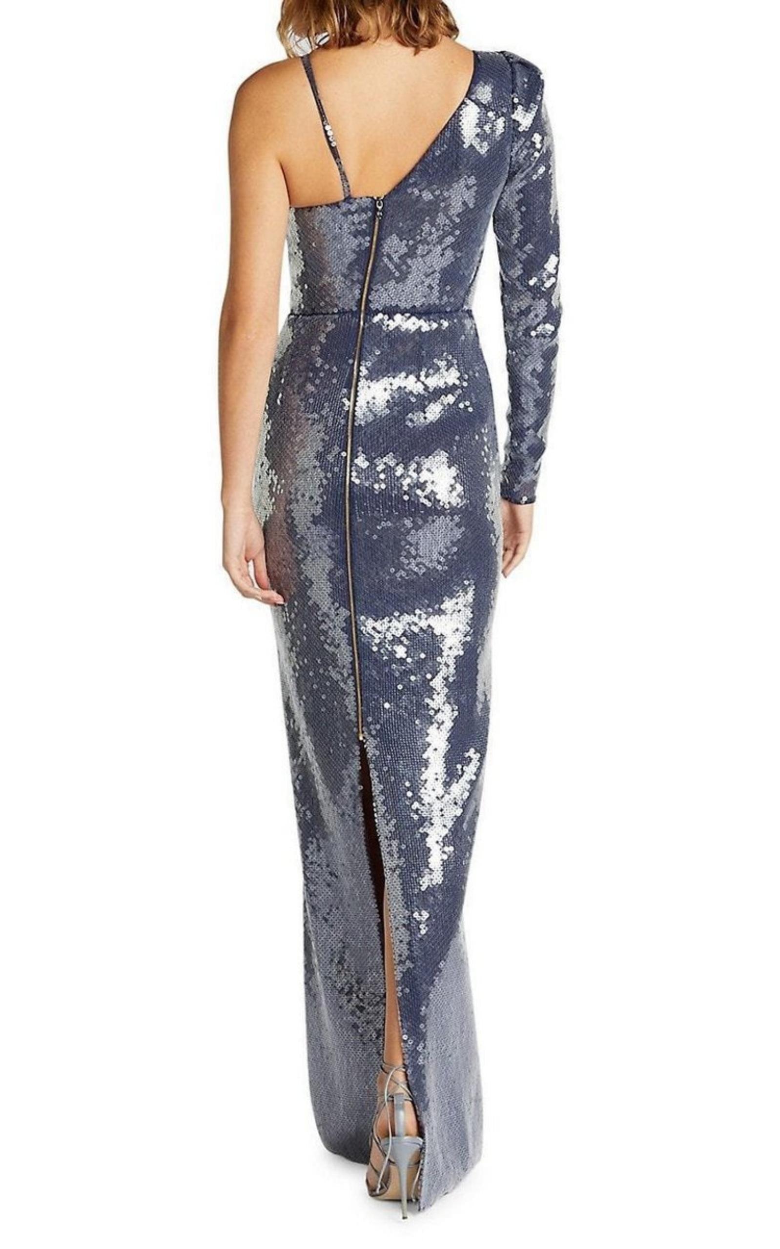 Delamere One-Shoulder Sequin Gown Roland Mouret