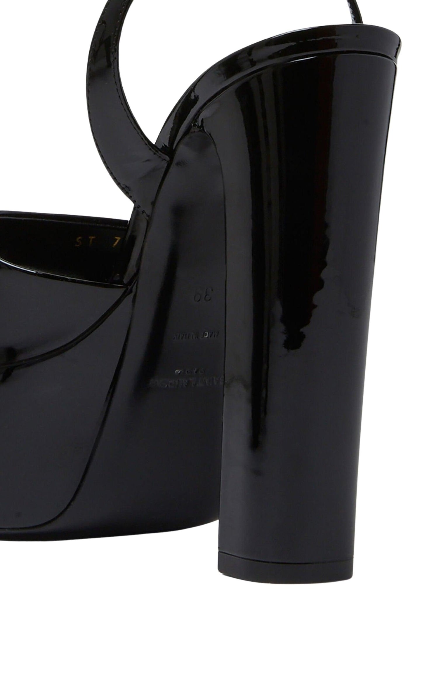 Jodie Peep Toe Platform Heels Pump Saint Laurent