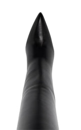 Kid Knee High Leather Boots Saint Laurent