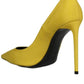 Yellow ‘ZOE’ Stiletto Pump Saint Laurent