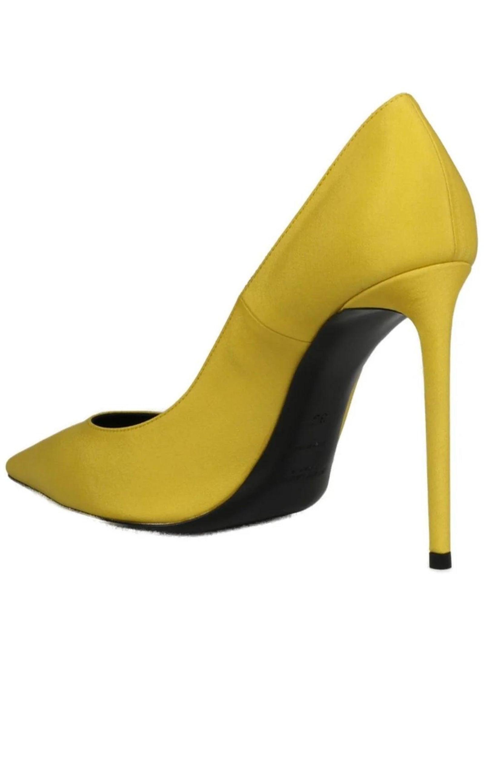 Yellow ‘ZOE’ Stiletto Pump Saint Laurent