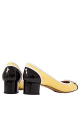 Patent Leather Gwen Block Heel Pumps Salvatore Ferragamo