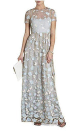  BCBGMAXAZRIATasi Embroidered Gown - Runway Catalog