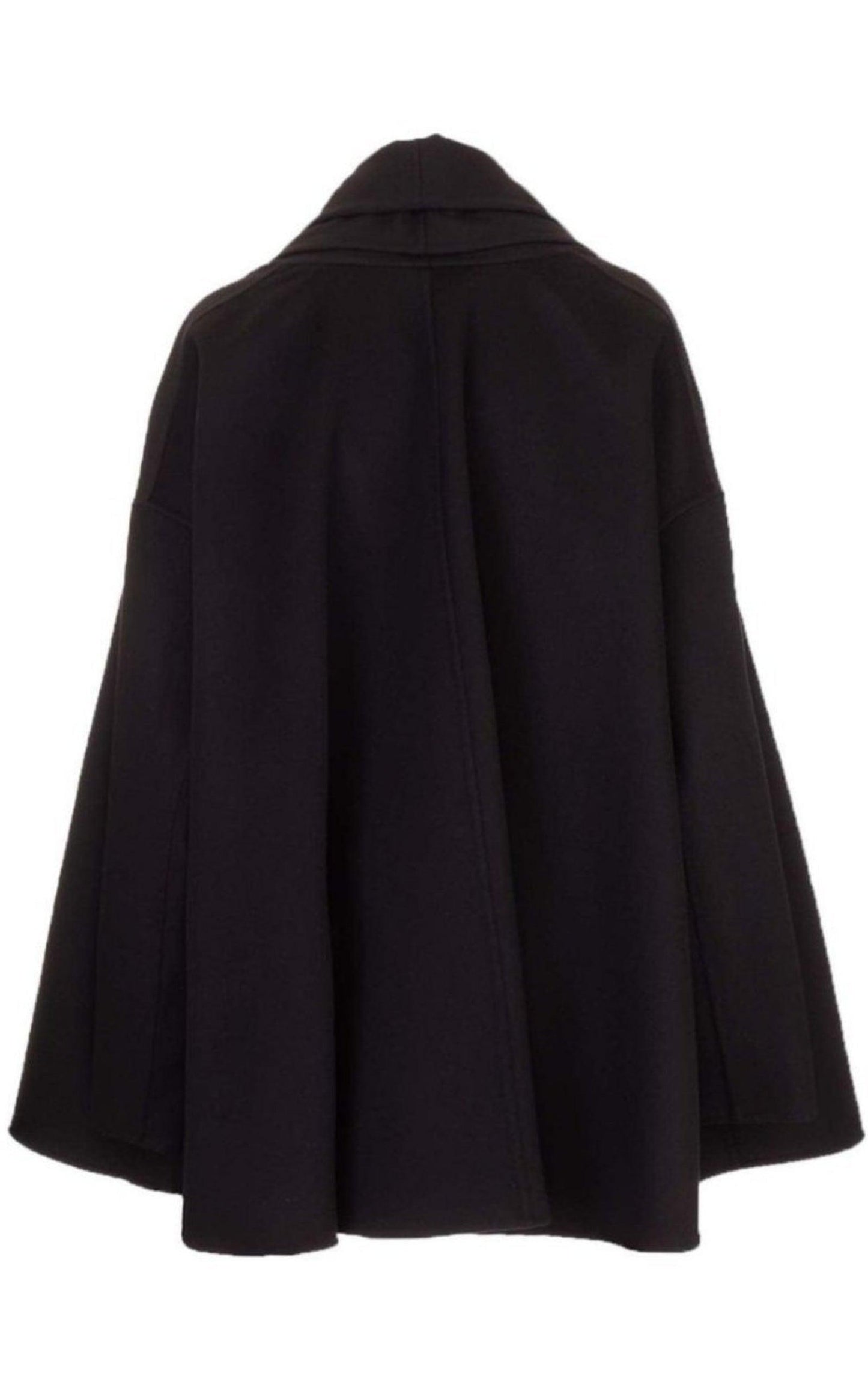 Wool-Cashmere Cape Coat Valentino