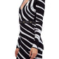 Zebra Print Sweater Dress Versace